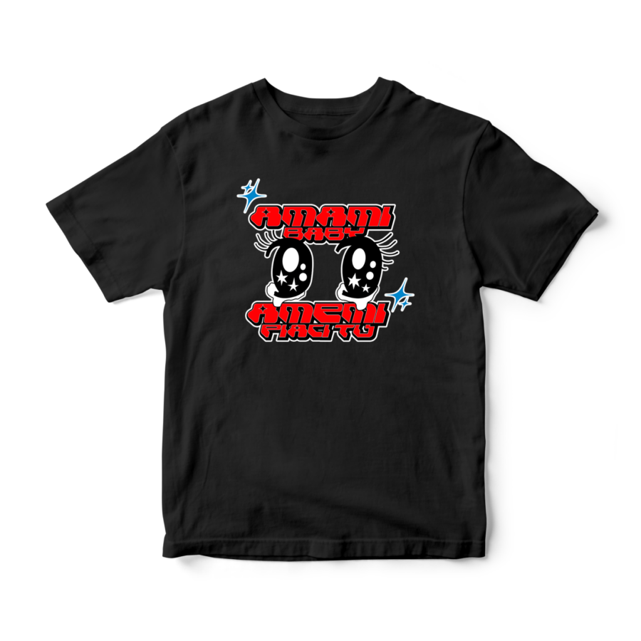 Tee AMEMIPIACITU Black